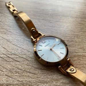 Fossil Rose Gold Womens Georgia Watch